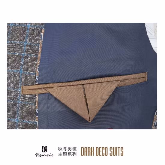 Giacca da uomo in lana con risvolto tacca OEM 2017